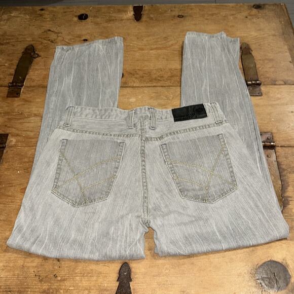 Mens Kenneth Cole Reaction Straight Leg Gray Jeans Size 30 - Picture 2 of 11